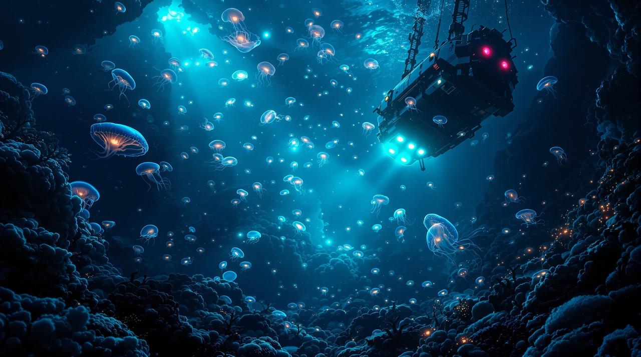 国产电影纪录片:深海发光生物探秘之旅